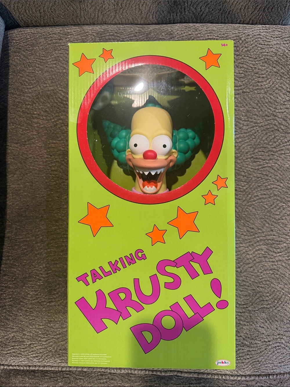 The Simpsons 16 Inch Talking Krusty Doll !